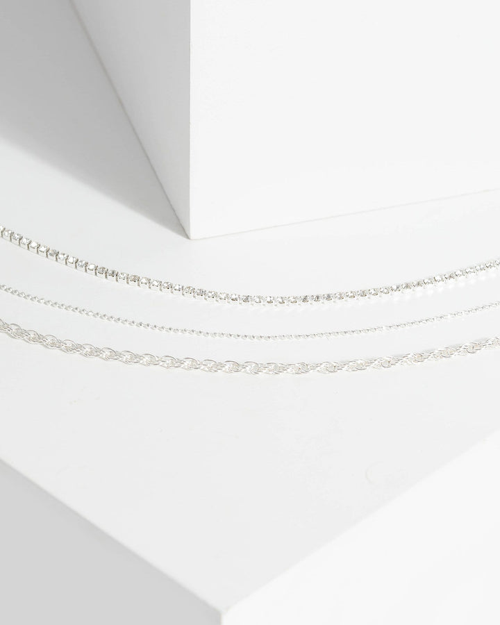 Silver Fine Crystal Pack Bracelets | Wristwear