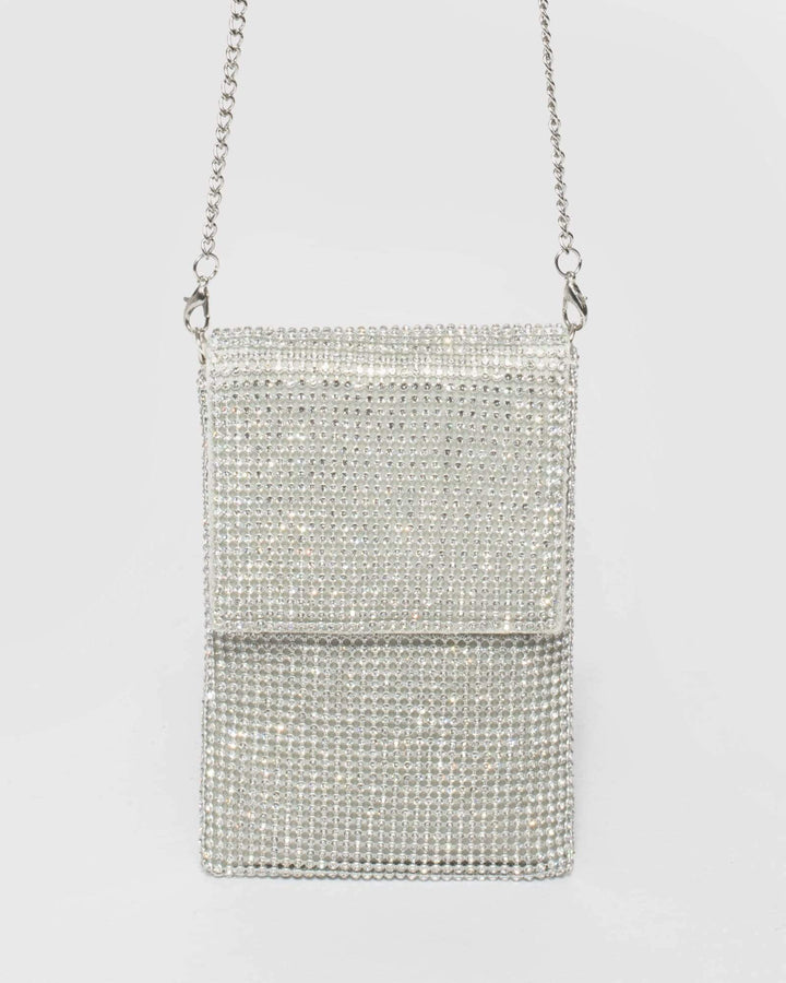 Silver Giselle Mini Slip Bag | Mini Bags