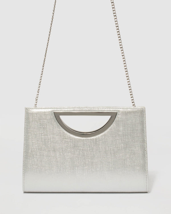 Silver Harmony Clutch Bag | Clutch Bags