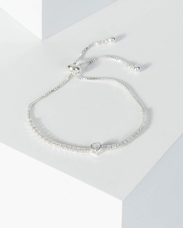 Silver Heart Toggle Bracelet | Wristwear