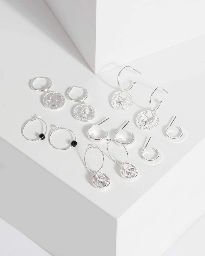 Silver Huggie Hoop Multi Pack Earrings | Earrings