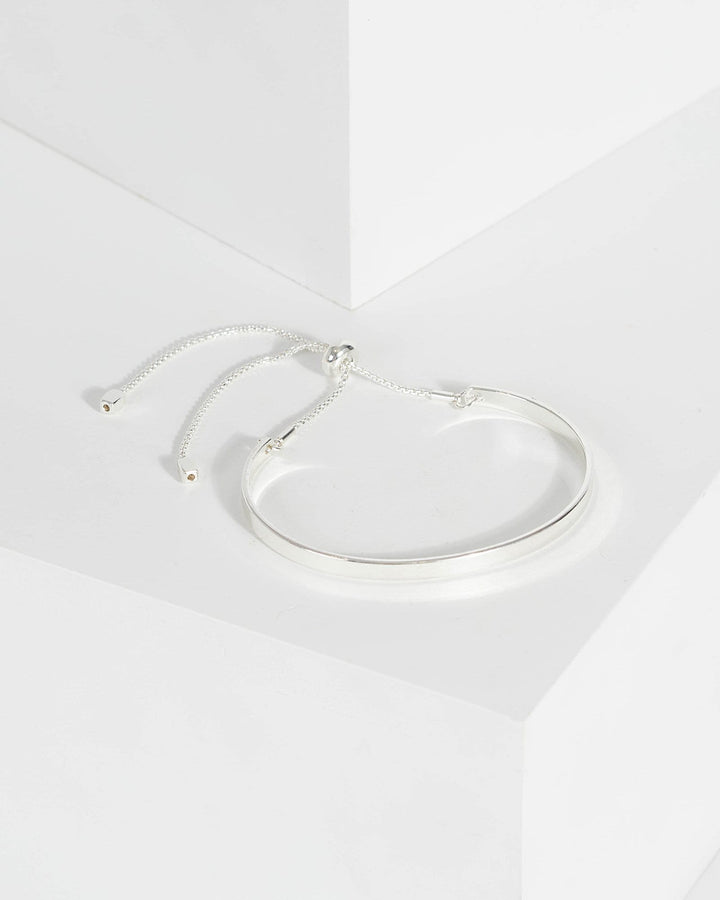 Silver Metal Band Bracelet | Wristwear