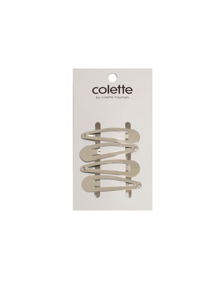 Colette by Colette Hayman Silver Metal Hair Clip Pack