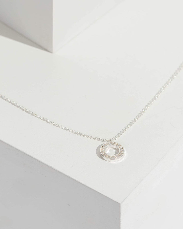 Silver Mini Circle Necklace | Necklaces
