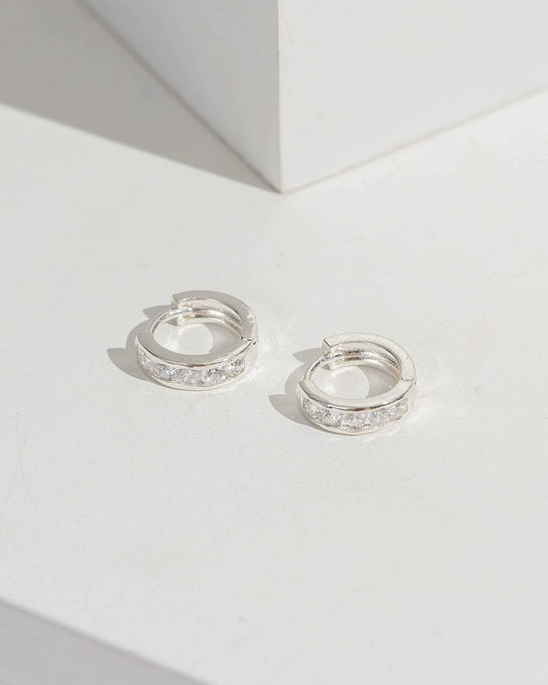 Silver Mini Huggies Earrings | Earrings