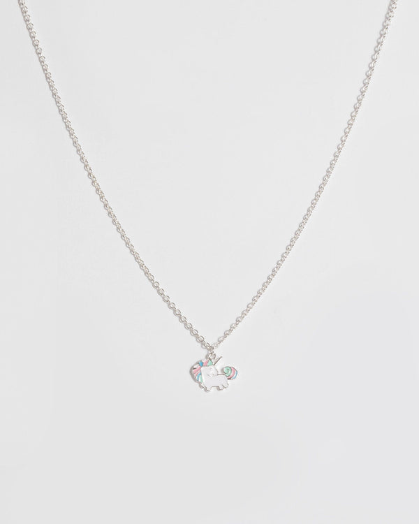 Silver Mini Unicorn Necklace | Necklaces