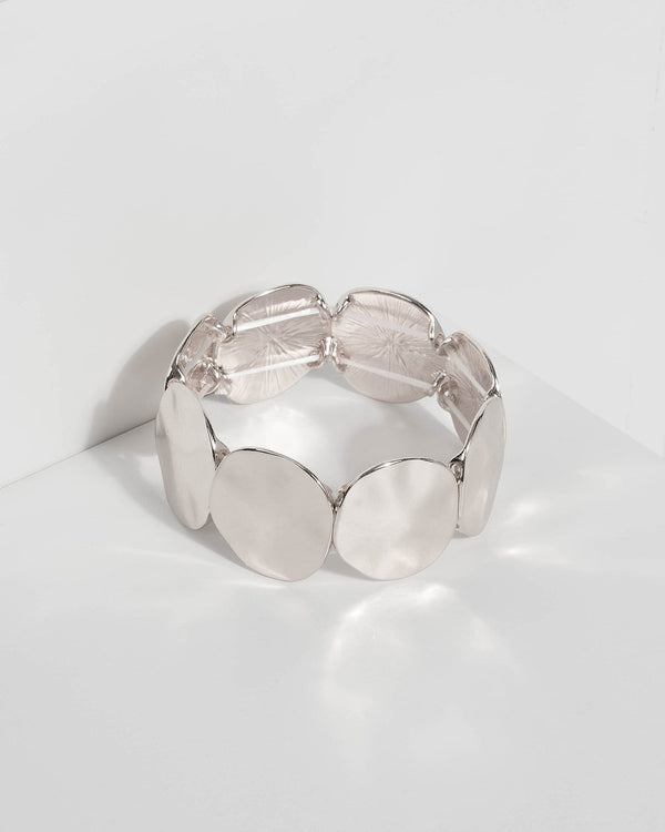 Silver Multi Disc Bracelet | Wristwear