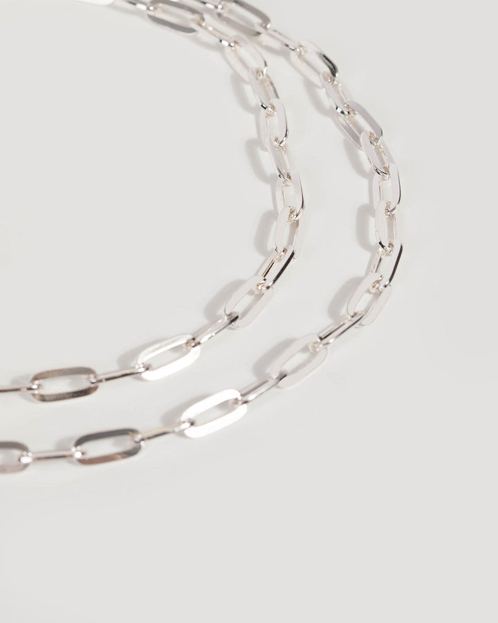 Silver Oval Link Chain Necklace | Necklaces