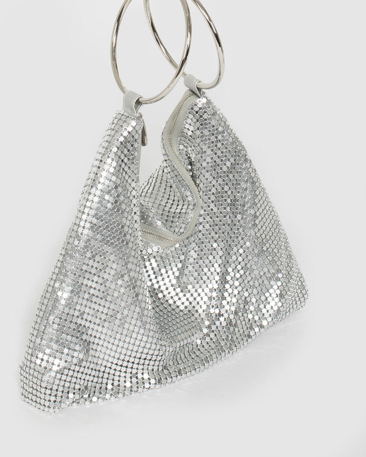 Colette by Colette Hayman Silver Paris Ring Slouch Bag