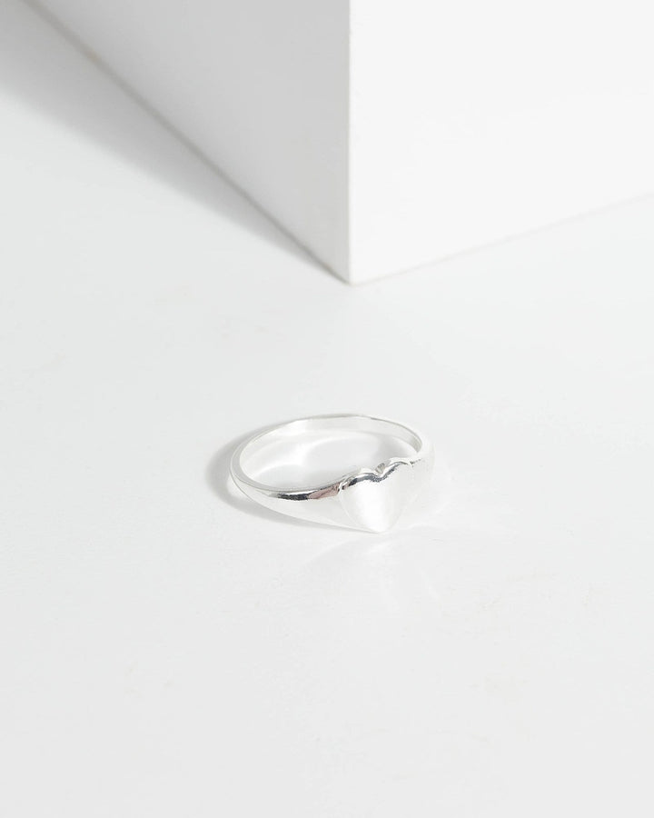 Silver Simple Heart Ring | Rings