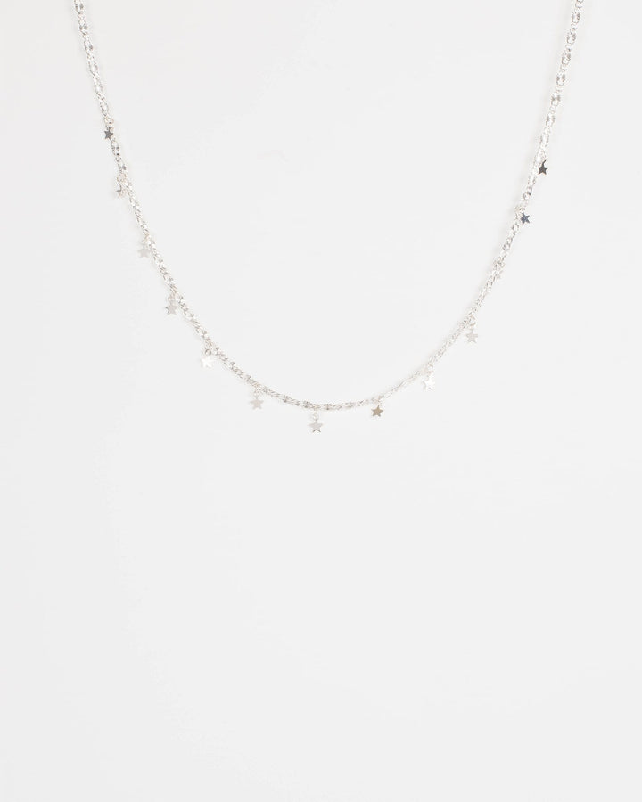 Silver Star Pendant Chain Necklace | Necklaces