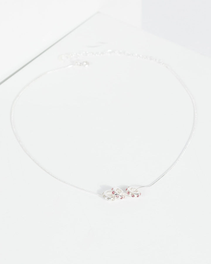 Silver Three Pendant Necklace | Necklaces