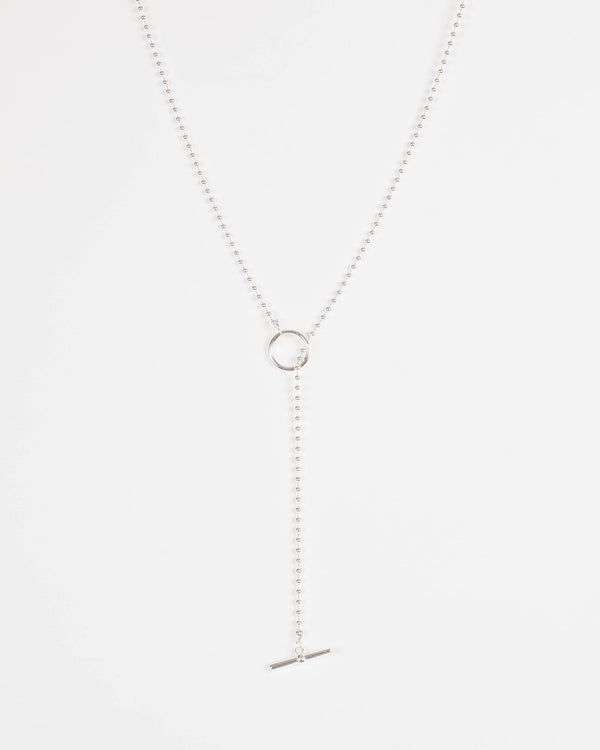 Colette by Colette Hayman Silver Toggle Chain Necklace
