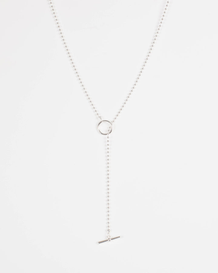 Colette by Colette Hayman Silver Toggle Chain Necklace