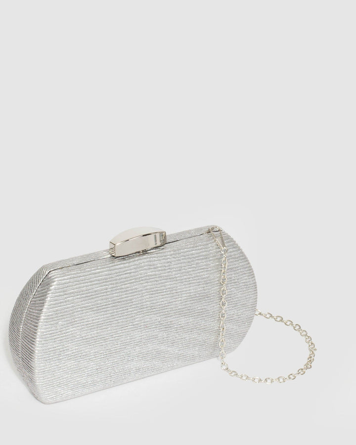 Silver Zoya Clutch Bag | Clutch Bags