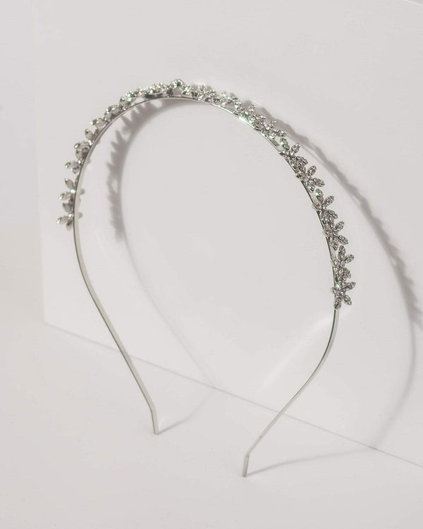 Small Diamante Flower Detail Headband | Accessories