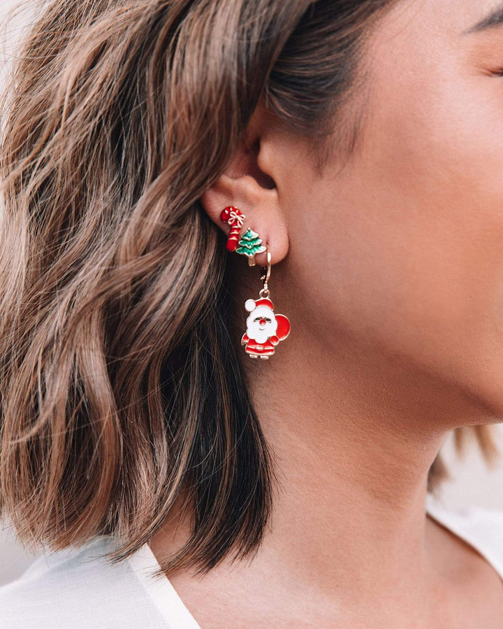 Small Santa Drop Earrings | Earrings