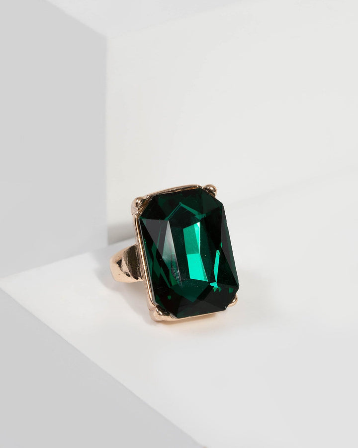 Statement Crystal Stone Ring | Rings