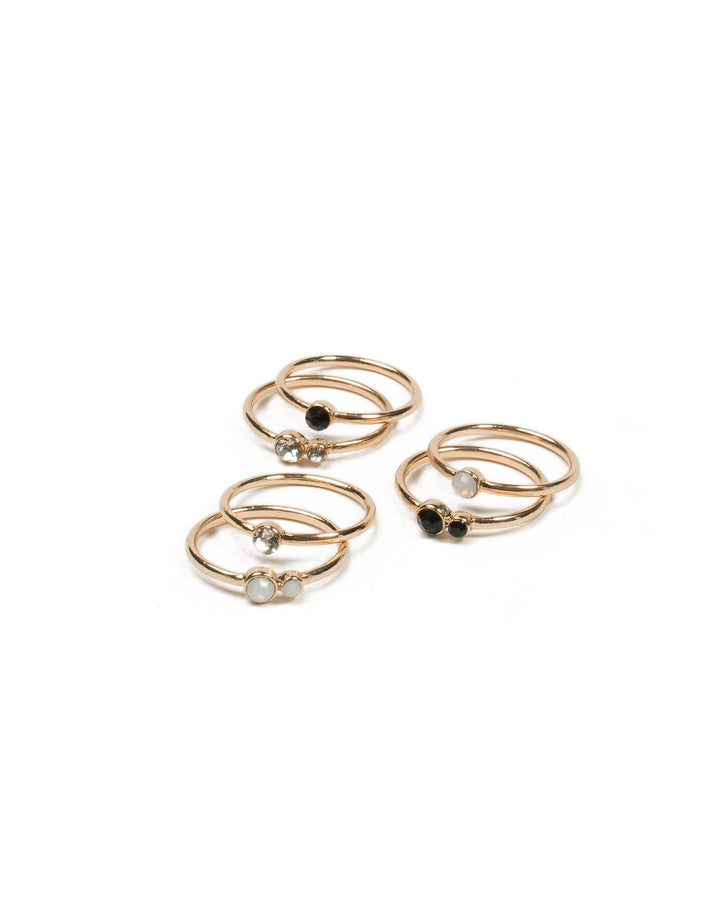 Colette by Colette Hayman Stone Multi Ring Pack - Large