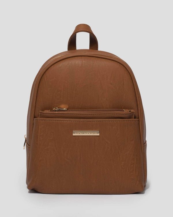 Tan Alexa Medium Backpack | Backpacks