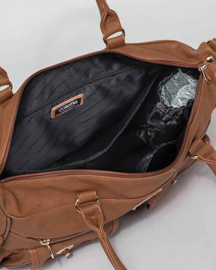 Tan Baby Travel Bag | Baby Bags