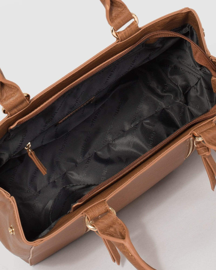 Tan Clarita Tote Bag | Tote Bags