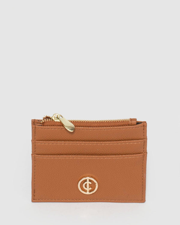 Tan Double Card Purse | Purses