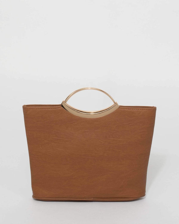 Tan Jessie Clutch Bag | Clutch Bags
