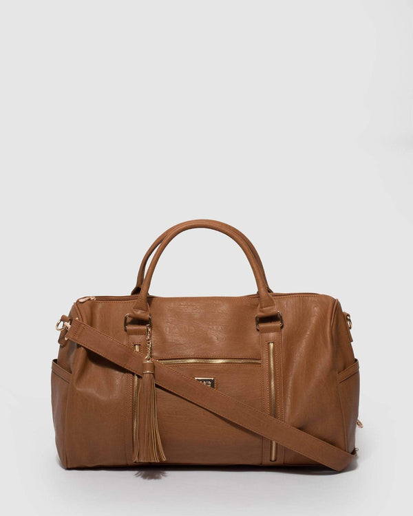Tan Kelly Weekender Bag | Weekender Bags