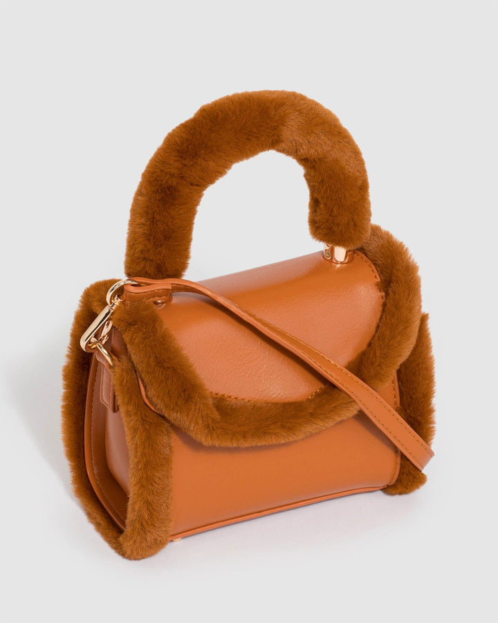 Colette by Colette Hayman Tan Kiki Trim Mini Bag