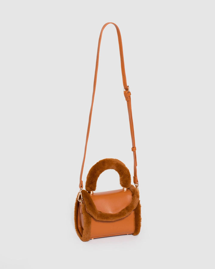 Colette by Colette Hayman Tan Kiki Trim Mini Bag