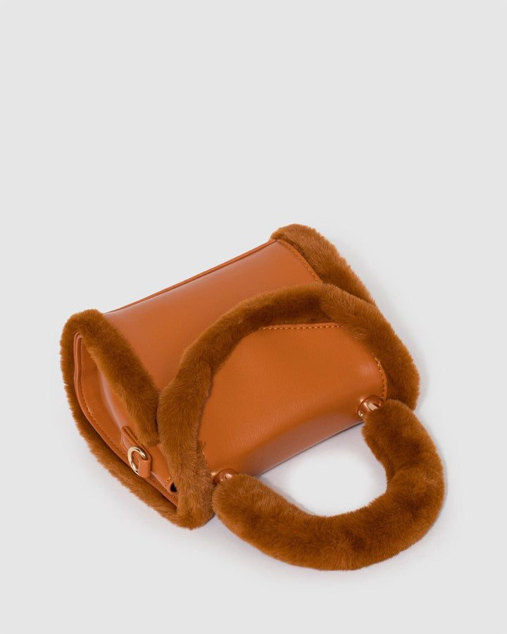 Colette by Colette Hayman Tan Kiki Trim Mini Bag