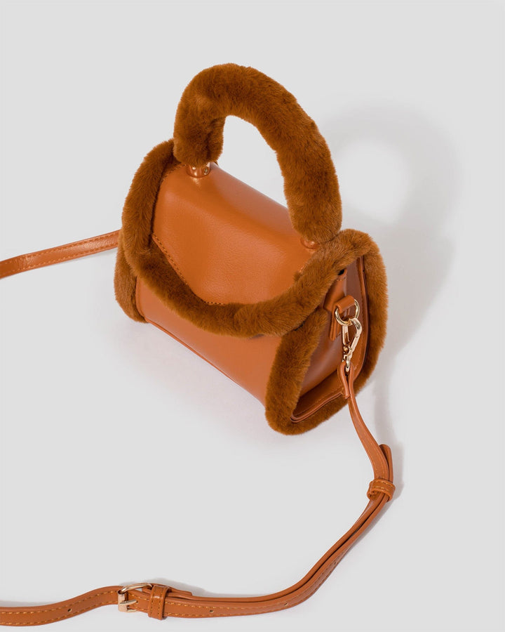 Colette by Colette Hayman Tan Kiki Trim Mini Bag