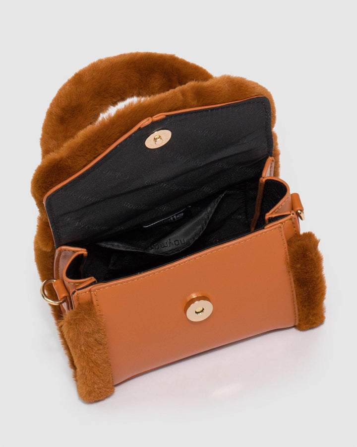 Colette by Colette Hayman Tan Kiki Trim Mini Bag