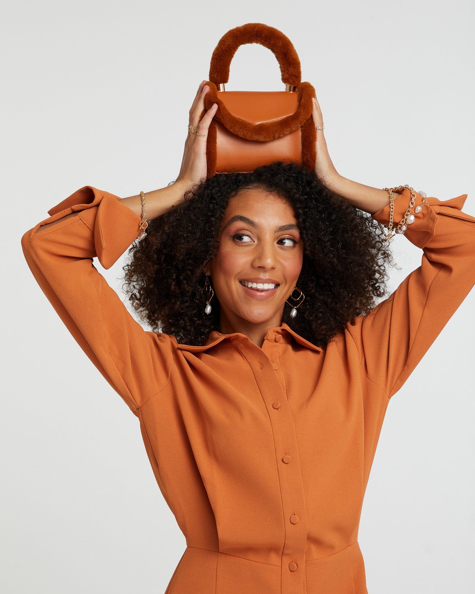 Tan Kiki Trim Mini Bag Online Colette Hayman colette by colette hayman