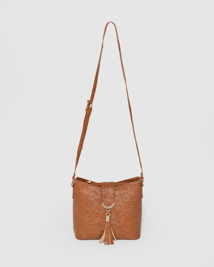 Tan Libby Crossbody Bag | Crossbody Bags