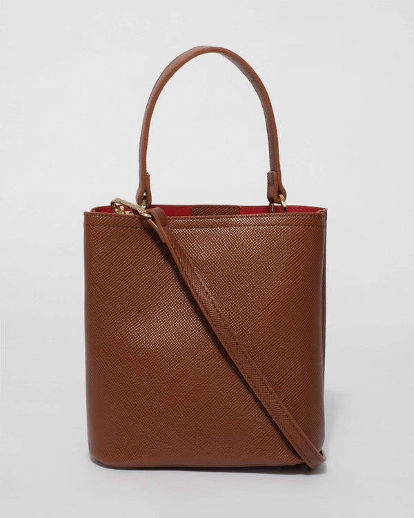 Tan Melanie Bucket Bag | Bucket Bags