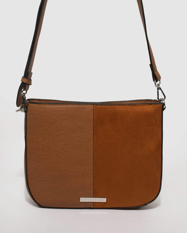 Tan Melissa Saddle Bag | Crossbody Bags