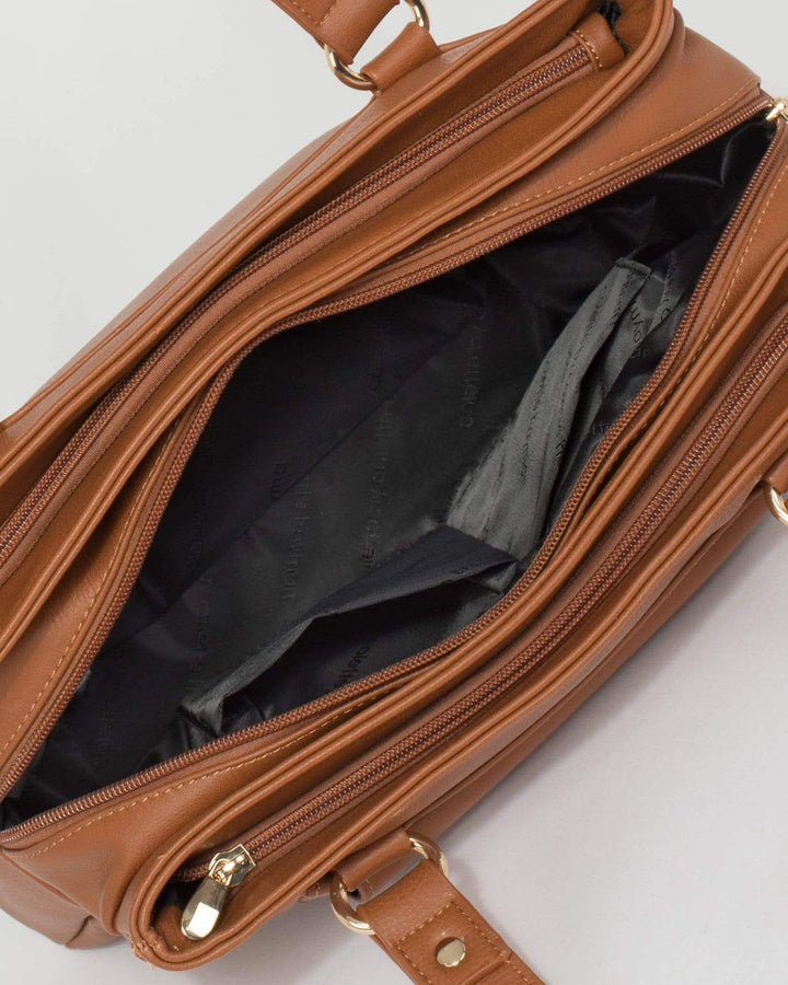 Tan Parker Medium Tote Bag | Tote Bags