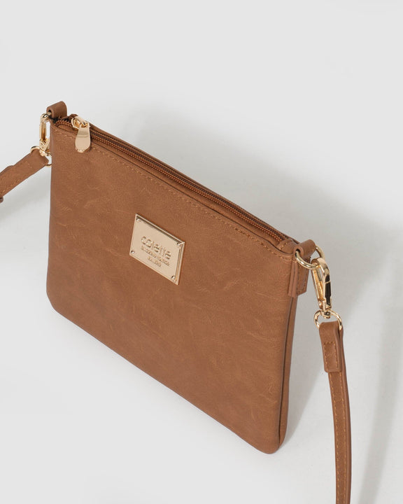 Neutral Tan Crossbody Bag Online colette by colette hayman