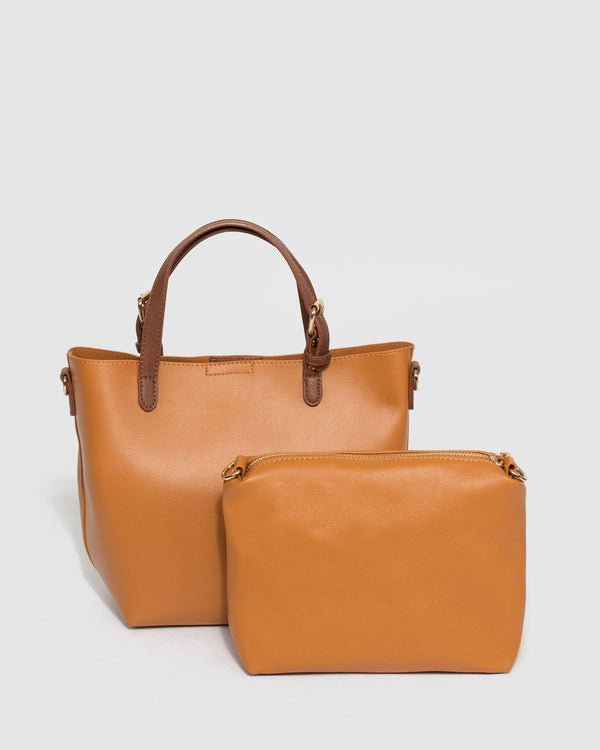 Tan Radmila Tote Bag | Tote Bags