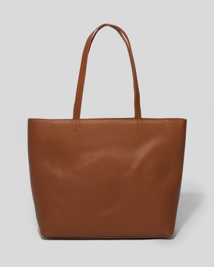 Tan Sandi Zip Tote Bag | Tote Bags