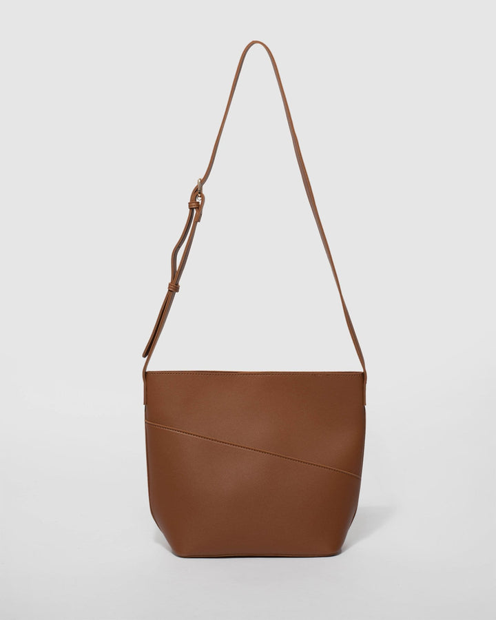 Tan Selena Pouch Crossbody Bag | Crossbody Bags