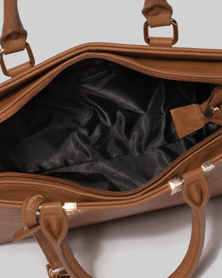 Tan Steph Tag Mini Bag | Tote Bags
