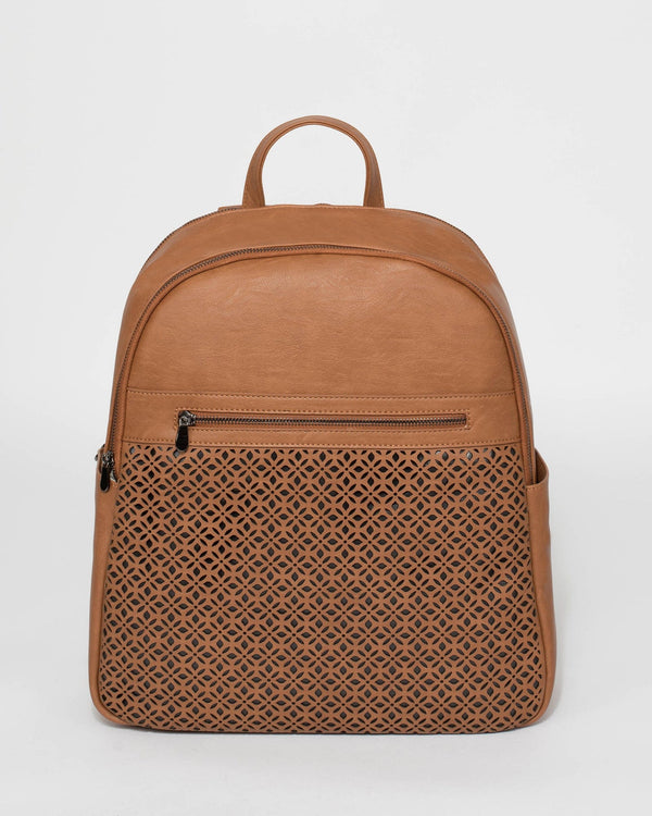 Tan Tabea Laptop Backpack | Backpacks