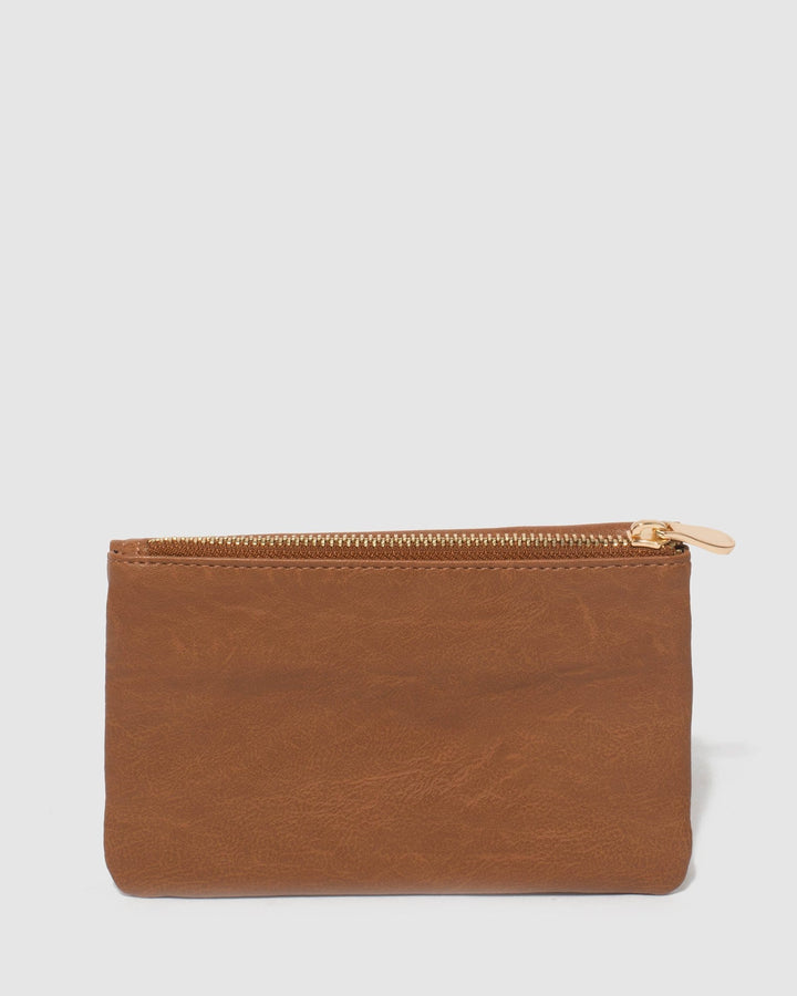 Tan Victoria Mini Wallet | Wallets