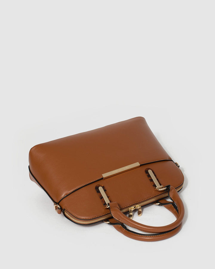 Tan Zion Plate Med Tote Bag | Tote Bags