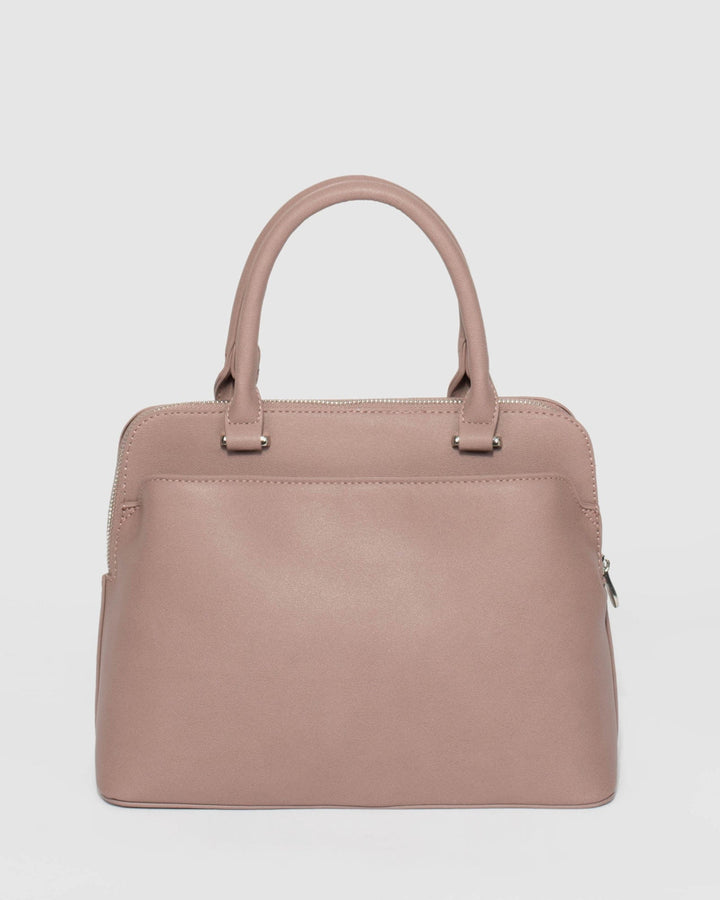 Colette by Colette Hayman Taupe Ione Disc Tote Bag