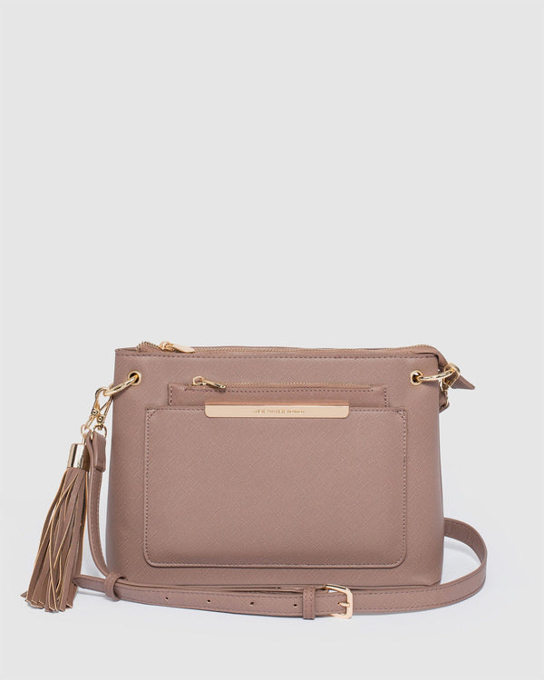 Colette by Colette Hayman Taupe Sophia Crossbody