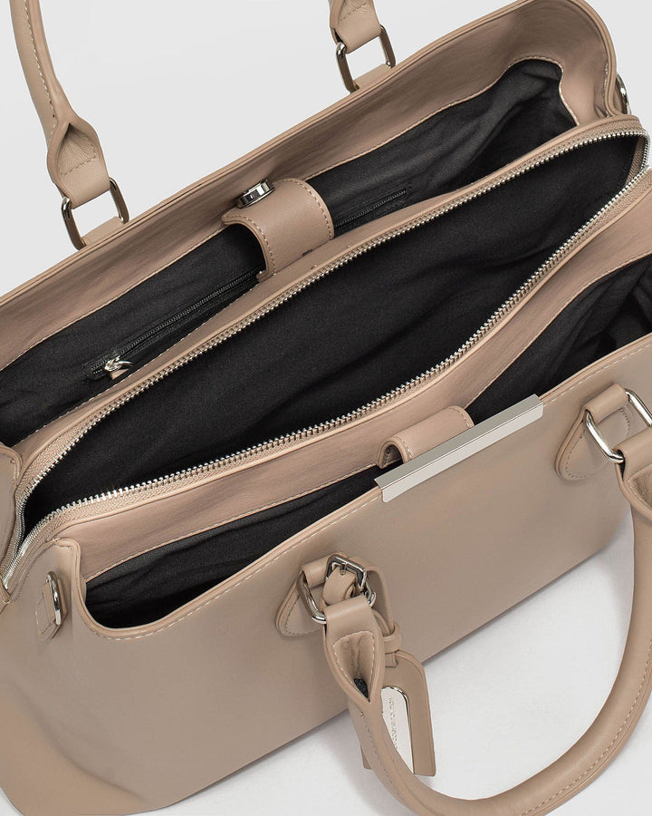 Taupe Spencer Premium Tech Tote Bag | Tote Bags